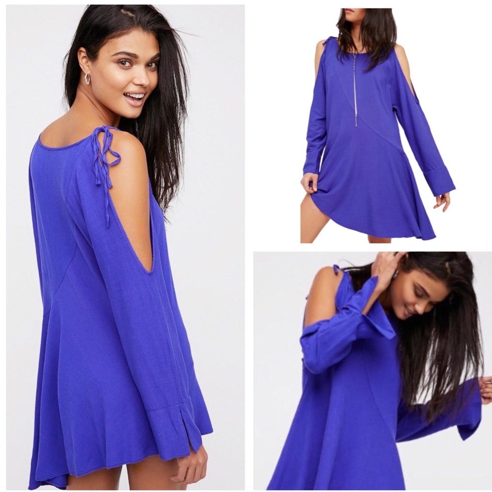 NWT FREE PEOPLE Violet Clear Skies Dress